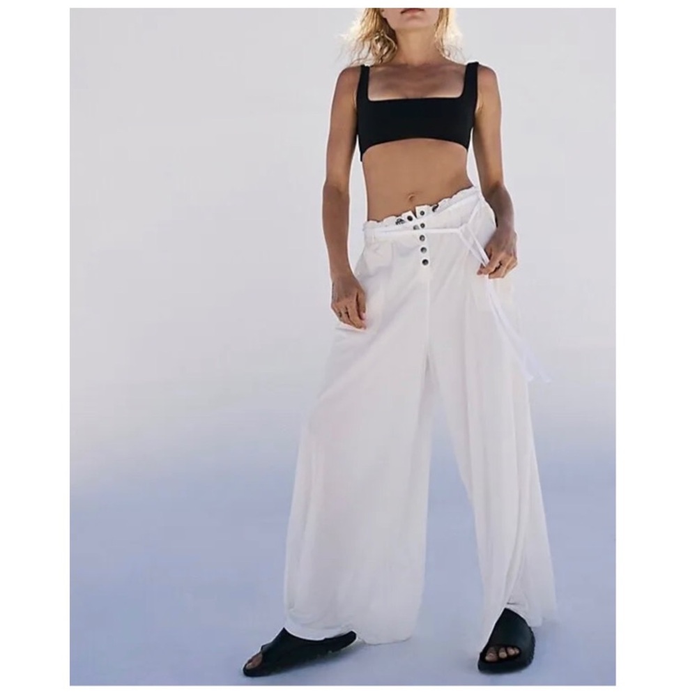 Free People FP Movement Spatial Wide Leg Slouchy Palazzo Pants Style OB1719659